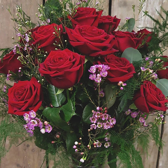 Classic Dozen Red Roses Winchester