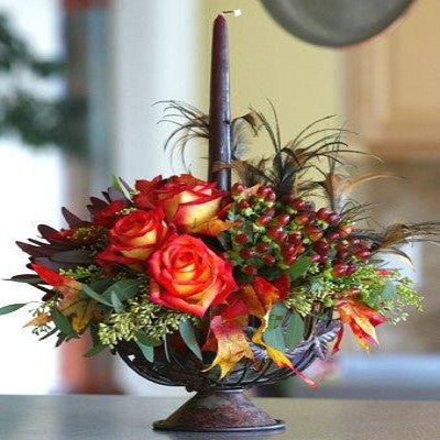 Luxury Christmas Table Centrepiece Joannes Florist Winchester.