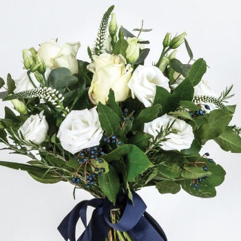 Classic White Rose Bouquet Joannes Florist Winchester
