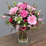 Pink Rose, Gemini Bouquet - Joannes Florist Winchester