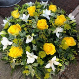 Yellow Rose Funeral Posy - Joannes Florist Winchester